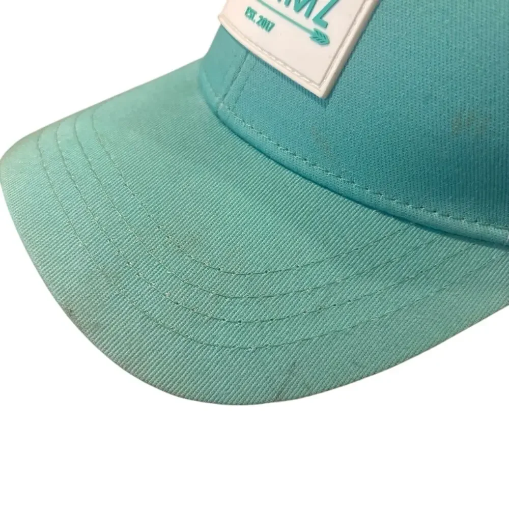Brimmz Kids Trucker Hat SnapBack Cap Turquoise Blue Youth Small